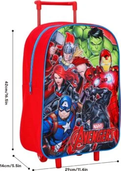 Marvel THE AVENGERS Trolley Koffertje Vakantie Logeren Tripjes -Tassen Kortingen Winkel 853x1200