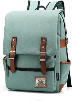 Laptop Rugzak 15.6 Inch Voor Mannen/Vrouwen, Tas Voor School/Werk/Reizen / Groen -Tassen Kortingen Winkel 853x1200 6