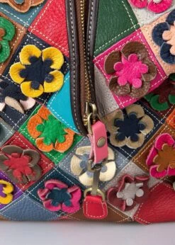 Viabologna Rugzak Escanella Van Gekleurde Stukjes Leer - Multicolour - -Tassen Kortingen Winkel 856x1200 8