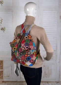 Viabologna Rugzak Escanella Van Gekleurde Stukjes Leer - Multicolour - -Tassen Kortingen Winkel 856x1200 9