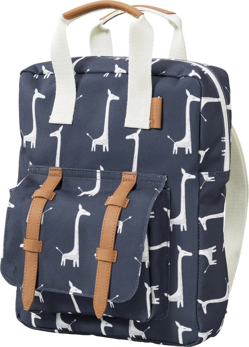 Fresk Rugzak Giraf - Kinderrugzak - Blauw 5 Fresk Rugzak Giraf - Kinderrugzak - Blauw - Afbeelding 3