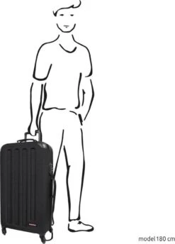 Eastpak TRANZSHELL L Reiskoffer (77 X 43 X 26.5 Cm) - Black -Tassen Kortingen Winkel 862x1200 2