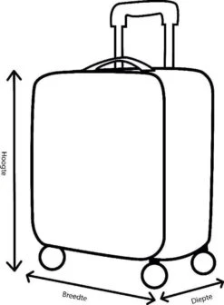 Decent Handbagage Koffer / Trolley / Reiskoffer - 42 Cm - 24 Liter - ABS - Maxi Air - Grijs -Tassen Kortingen Winkel 881x1200 1