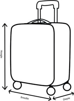Decent Transit Medium Koffer - 70 Cm - Donkerblauw -Tassen Kortingen Winkel 882x1200 2