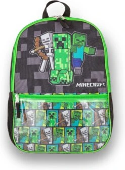 Minecraft Rugzak Creeper Zombie Skeleton 5 Pieces - Hoogte 44cm -Tassen Kortingen Winkel 886x1200 9
