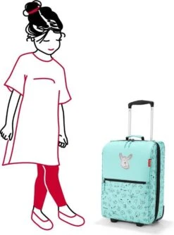 Reisenthel Trolley XS Kids Reiskoffer Kind - Maat XS - 12L - Cats&Dogs Mint -Tassen Kortingen Winkel 887x1200 1