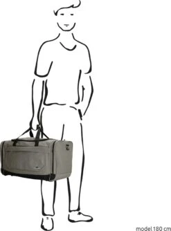 Enrico Benetti Orlando 35301 M Reistas / Sporttas 62 Liter - Grijs -Tassen Kortingen Winkel 887x1200 2