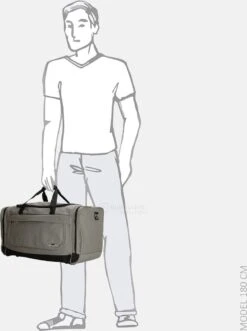 Enrico Benetti Orlando 35301 M Reistas / Sporttas 62 Liter - Grijs -Tassen Kortingen Winkel 896x1200 3