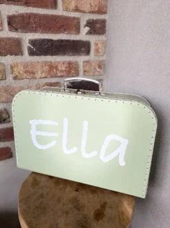 Merkloos Koffertje Karton Groen Maat L Met Eigen Opdruk - Met Naam -Tassen Kortingen Winkel 899x1200 3