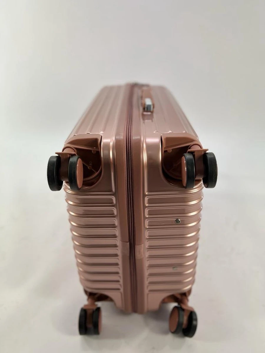 AATravel XL Reiskoffer - Trolley ABS - Met Dubbele Wielen - 73 Cm - 100 Liter - Roze 6 AATravel XL Reiskoffer - Trolley ABS - Met Dubbele Wielen - 73 Cm - 100 Liter - Roze - Afbeelding 4