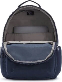 Kipling SEOUL Rugzak, 27 Liter, 15 Inch Laptopvak - Blue Bleu 2 -Tassen Kortingen Winkel 901x1200 4
