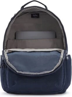 Kipling SEOUL Rugzak, 27 Liter, 15 Inch Laptopvak - Blue Bleu 2 -Tassen Kortingen Winkel 901x1200 5