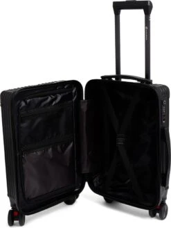 Norländer Lux Traveler Reiskoffer - Handbagage Koffer - 53 X 33 X 21 Cm - Zwart -Tassen Kortingen Winkel 905x1200