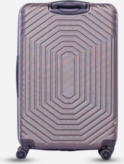 ©TROLLEYZ - Florence No.7 - Trolley - 55cm Met TSA Slot - Dubbele Wielen - 360° Spinners - 100% ABS - Handbagage Koffer In Cloudy Grey -Tassen Kortingen Winkel 910x1200