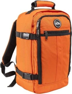 CabinMax Metz Reistas – Handbagage 20L – Rugzak – Schooltas - 40x25x20 Cm – Compact Backpack – Lichtgewicht – Oranje