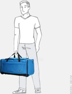 Enrico Benetti Orlando 35302 L Reistas / Sporttas 76 Liter - Blauw -Tassen Kortingen Winkel 921x1200