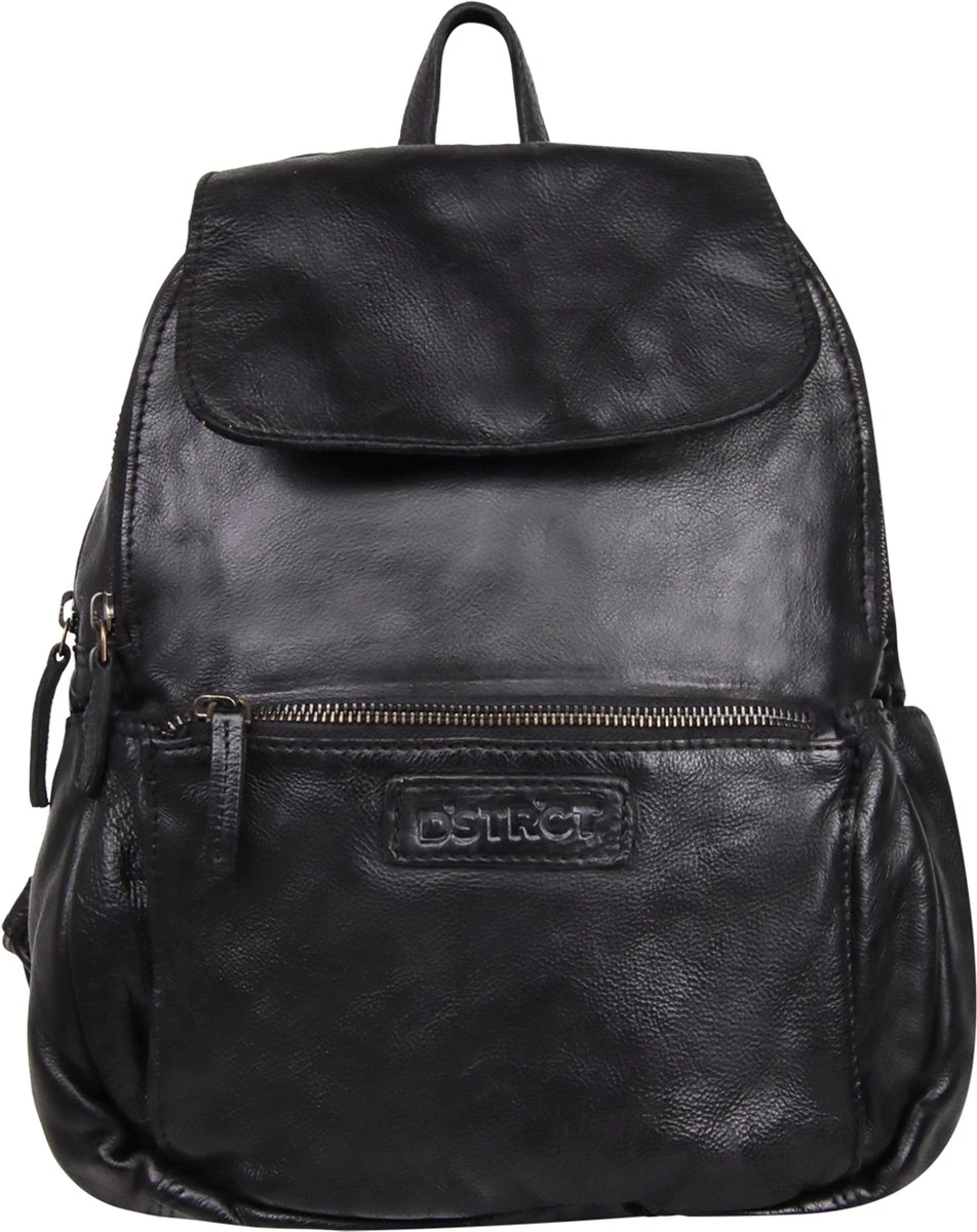 DSTRCT Harrington Road Leren Rugtas - 7 Liter - Zwart 11 DSTRCT Harrington Road Leren Rugtas - 7 Liter - Zwart - Afbeelding 9