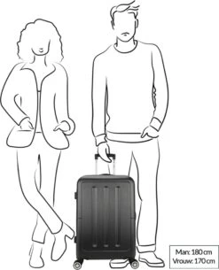 Decent Neon Fix Medium Koffer - 66 Cm - Oranje -Tassen Kortingen Winkel 971x1200