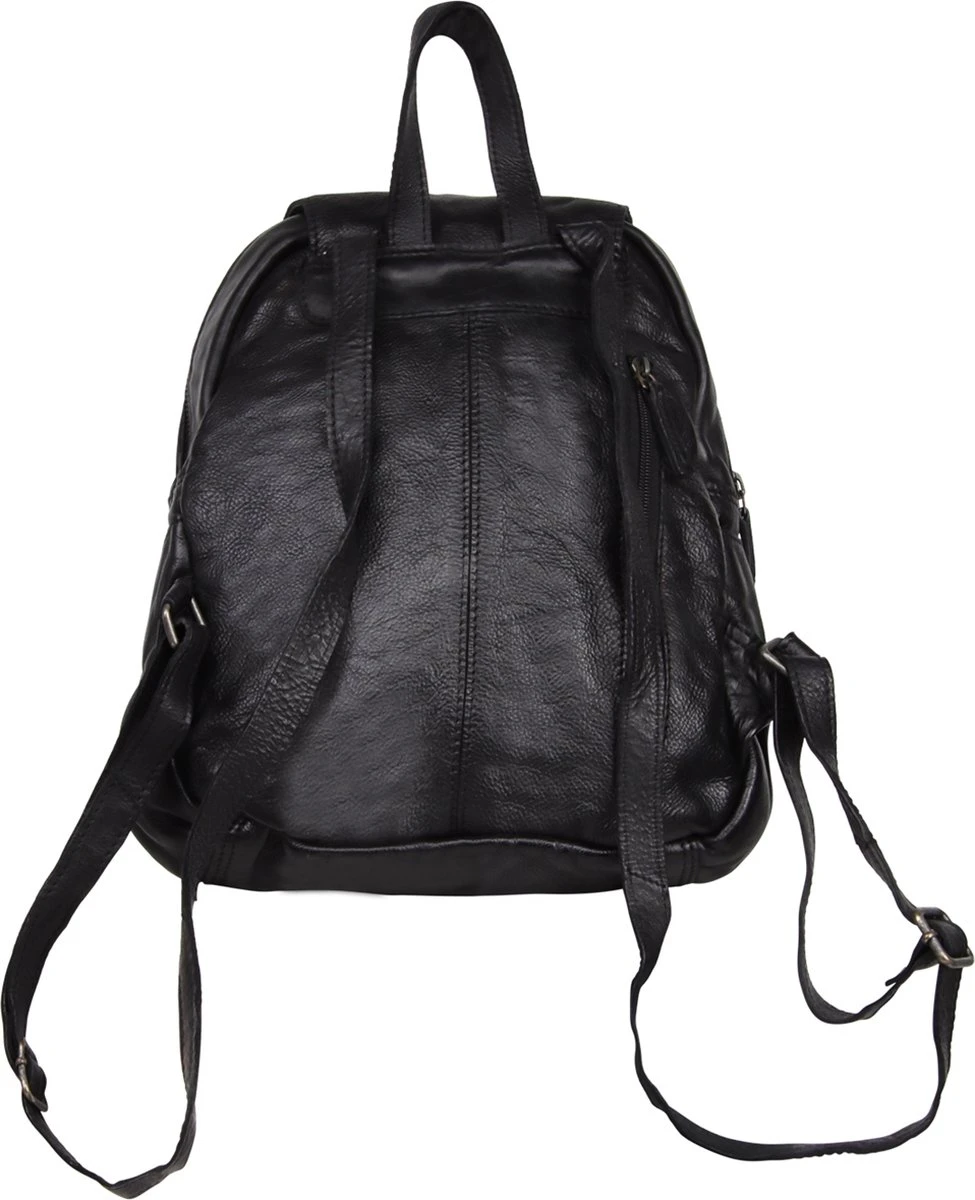 DSTRCT Harrington Road Leren Rugtas - 7 Liter - Zwart 7 DSTRCT Harrington Road Leren Rugtas - 7 Liter - Zwart - Afbeelding 5