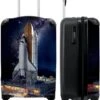 NoBoringSuitcases.com® Koffer - Ruimte - Spaceshuttle - Raket - Jongens - Past Binnen 55x40x20 Cm En 55x35x25 Cm - Handbagage - Trolley - Fotokoffer - Cabin Size - Print -Tassen Kortingen Winkel 978x1200