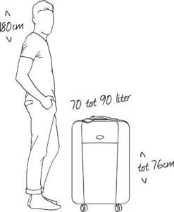 Eastpak TRANZSHELL L Reiskoffer (77 X 43 X 26.5 Cm) - Black -Tassen Kortingen Winkel 980x1200 1