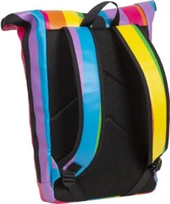 New Rebels® Mart - Rugtas - Regenboog - Waterbestendig - Roll-top - 151413121087.9 - 35x10x46cm - Rugzak / Backpack -Tassen Kortingen Winkel 998x1200 5